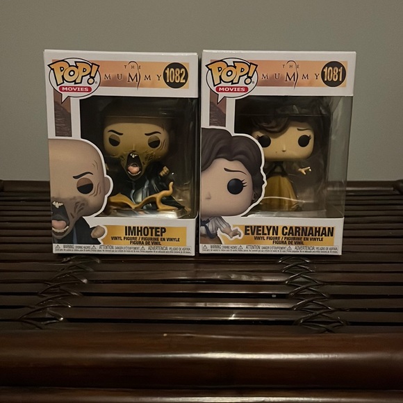 Funko Pop The Mummy - Imhotep & Evelyn Carnaham